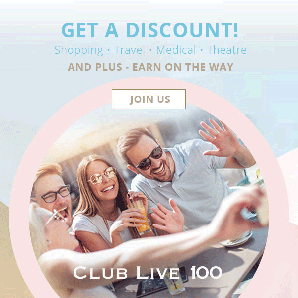 Club Live 100 Banner Image