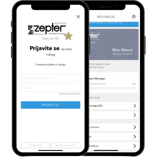 Club Live 100 Zepter Mobile App Image